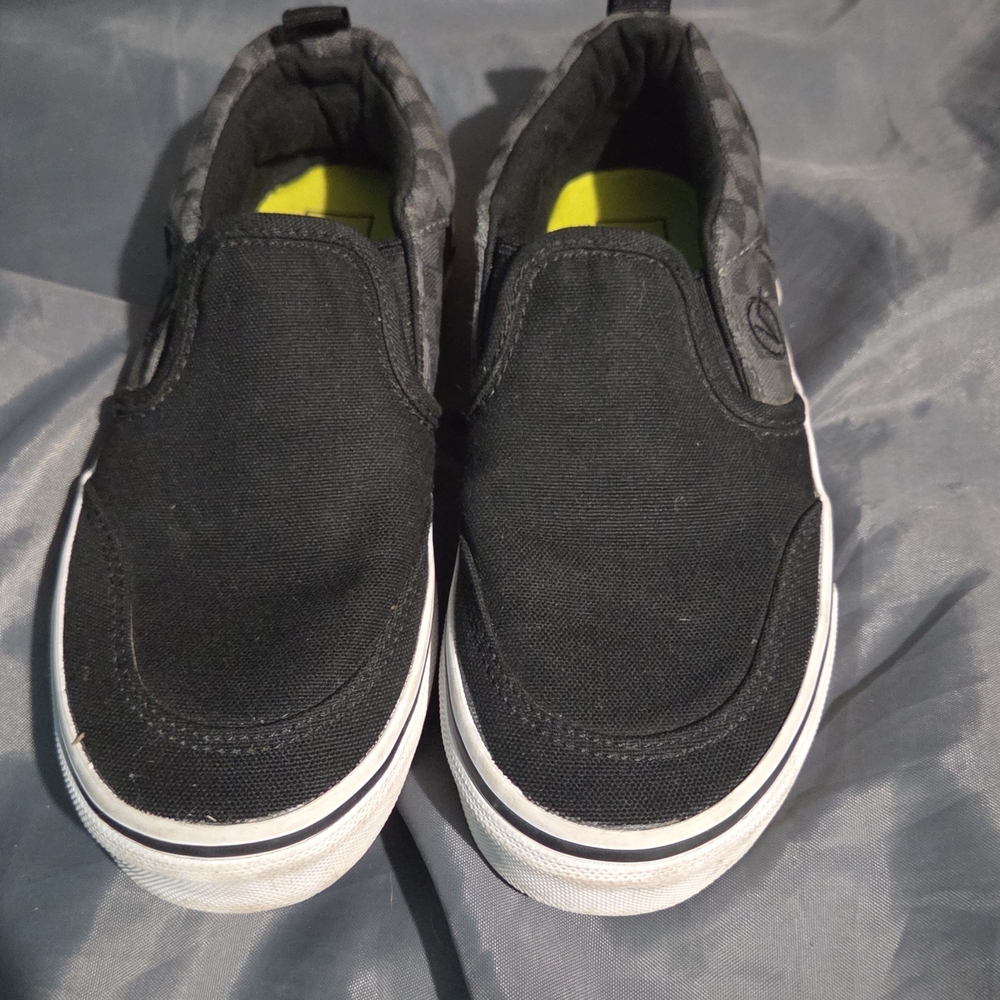 Vans Black Slip-On Kids Slippers